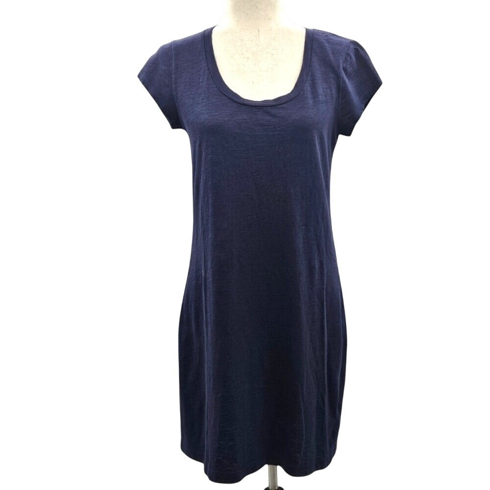 Gap Navy Blue Scoopneck Casual T-Shirt Dress Size Medium